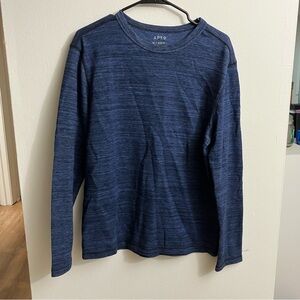 Men's medium long sleeve crew neck APT9 long sleeve shirt, premiere flex